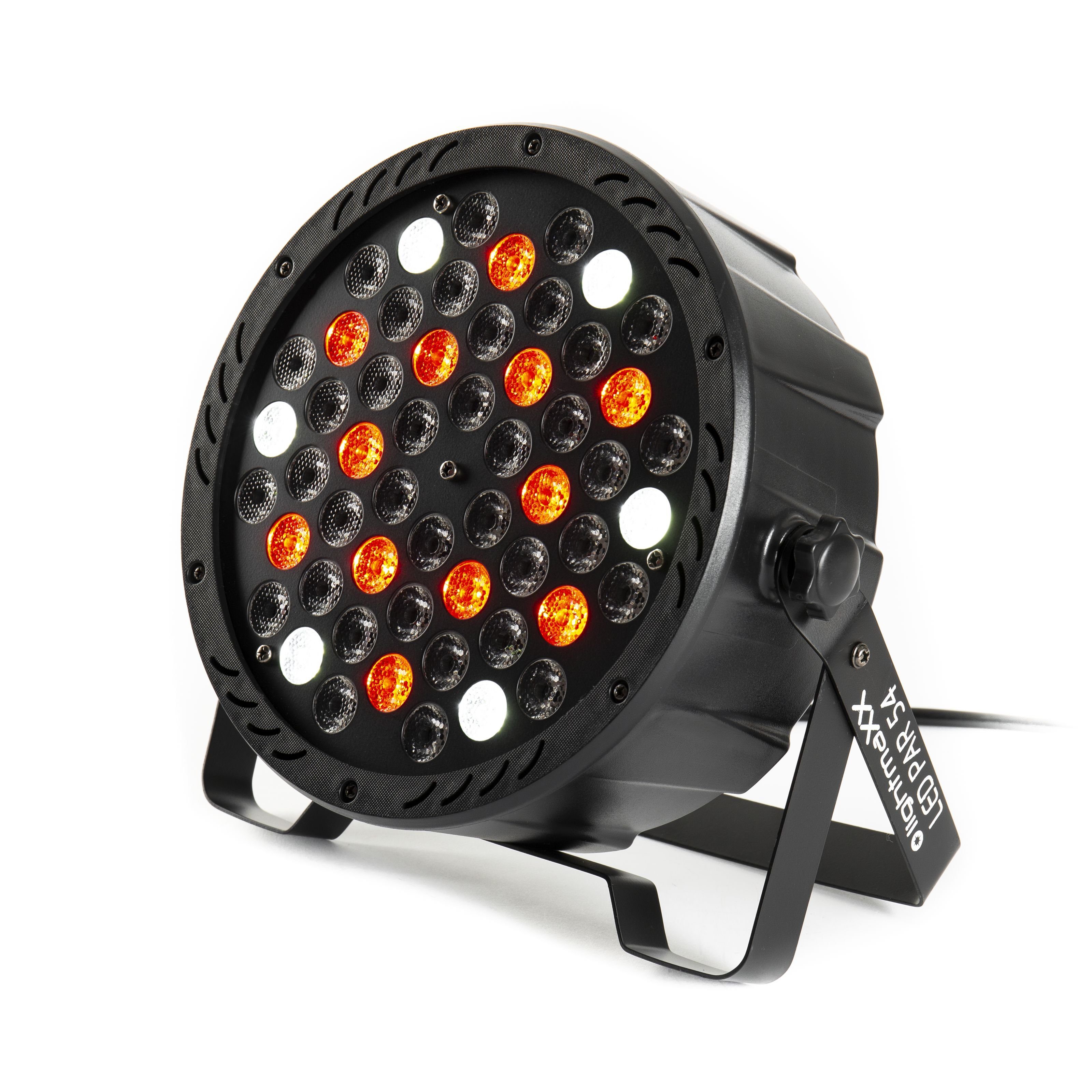 lightmaXX LED Scheinwerfer, LED PAR 54 Scheinwerfer, RGB-Farbmischung, DMX-Kanäle