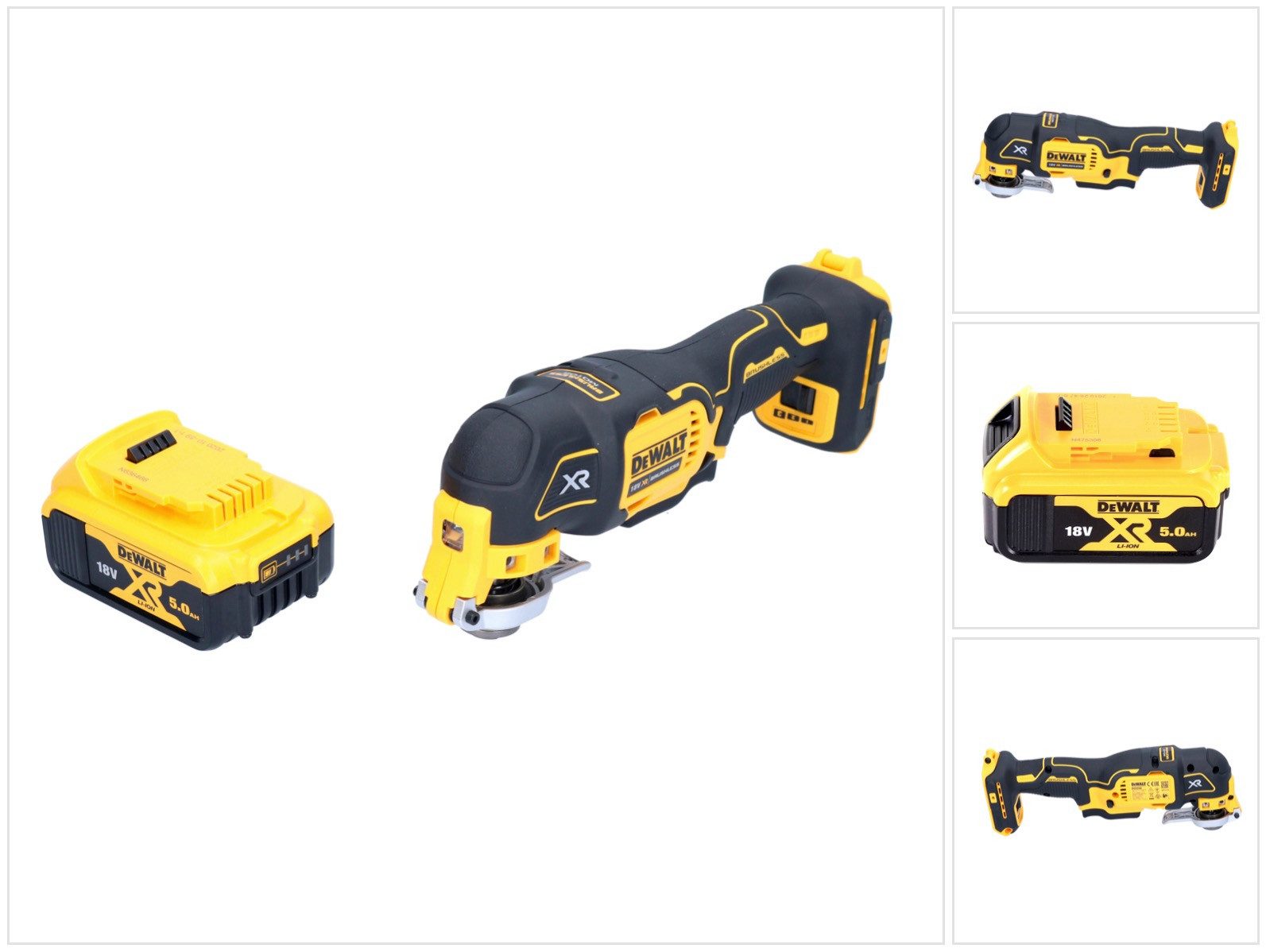 DeWalt Akku-Multifunktionswerkzeug DCS 356 N-XJ Akku Multitool Oszillierer 18 V Brushless