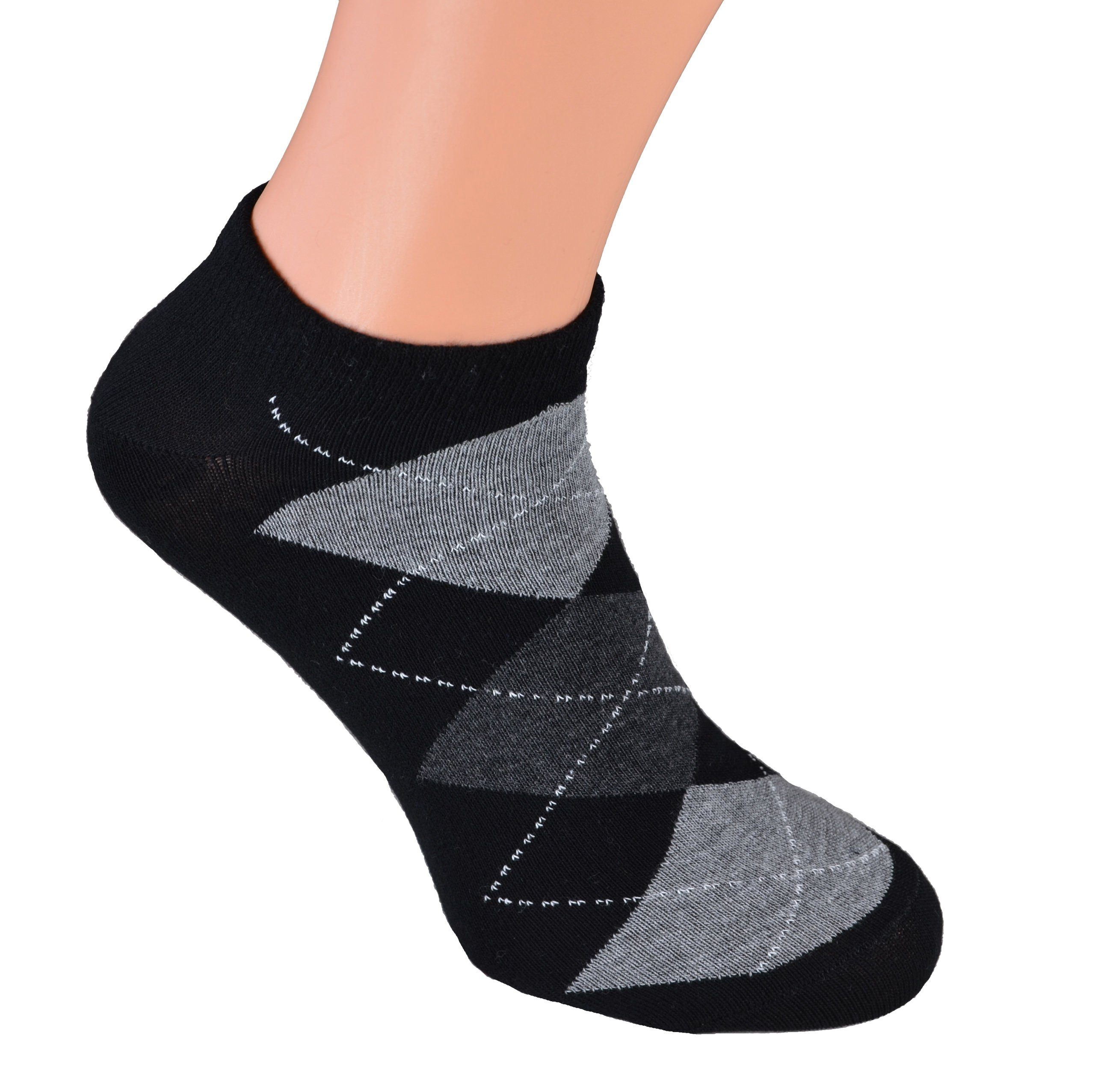 Cocain underwear Sneakersocken Bunte Kurze Herren Sneaker Socken Füsslinge Söckchen Baumwolle bunt (Spar-Set, 8-Paar) verschiedene Modelle - Baumwolle – Bild 2 von 5