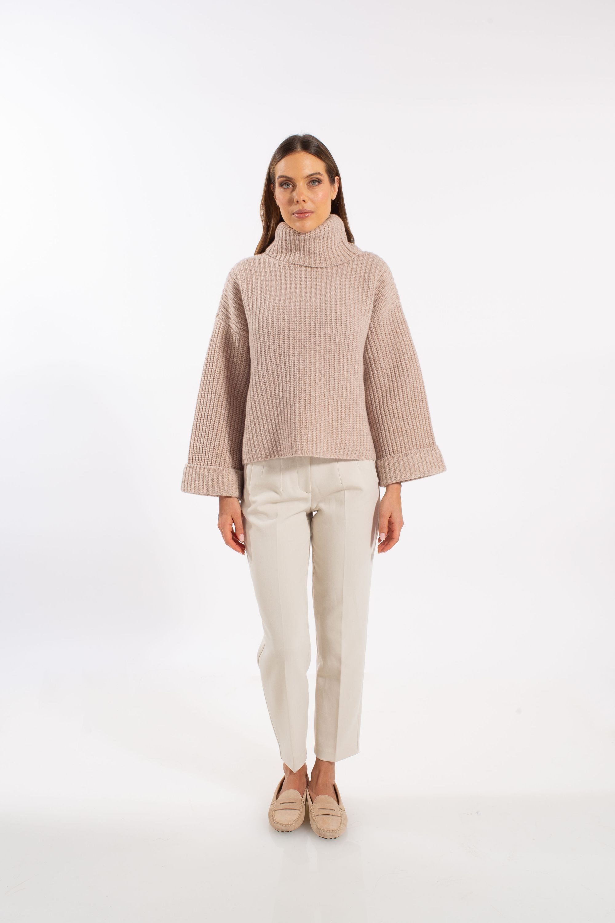 ADLYSH Strickpullover WOLLPULLOVER MIT ROLLKRAGEN