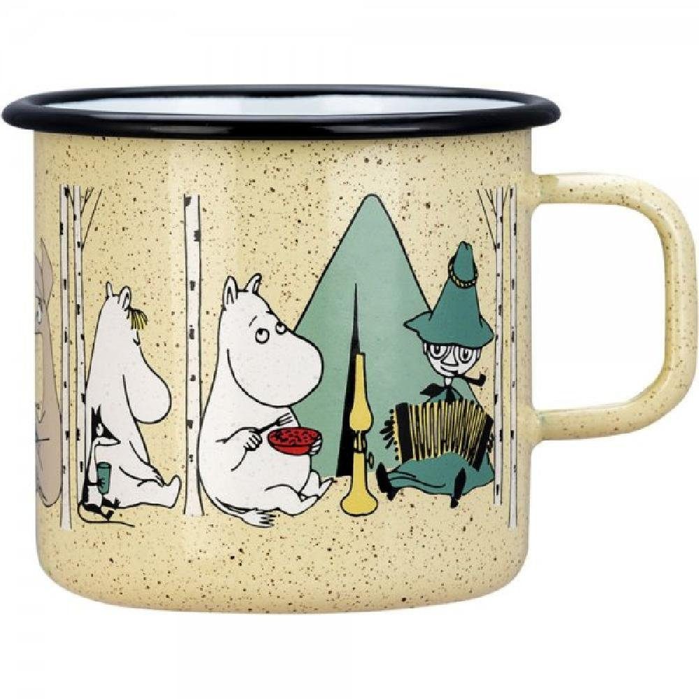 Muurla Kindergeschirr-Set Tasse Mumins XXL Campers