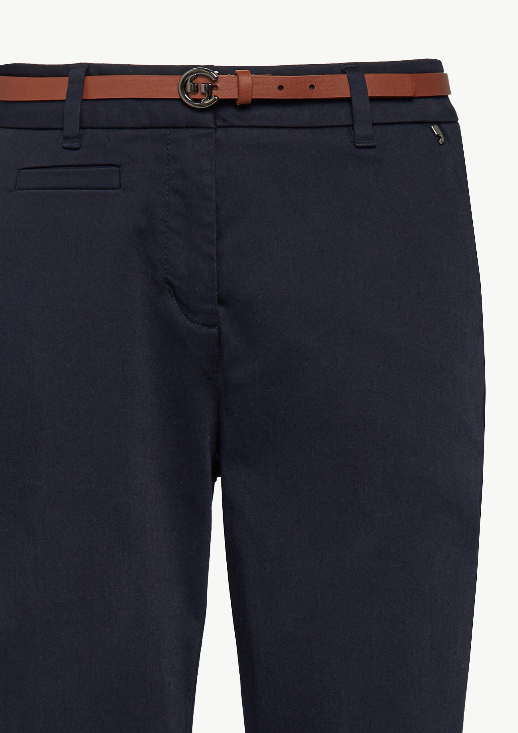 comma Chinos Hose Chinohose mit Gürtel