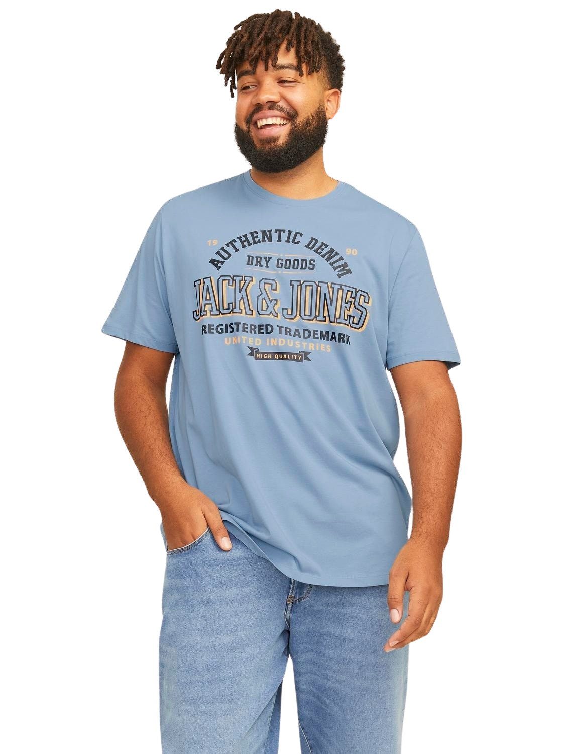 Jack & Jones PlusSize Print-Shirt (2er-Pack) günstig online kaufen