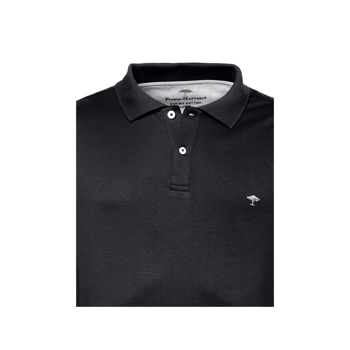FYNCH-HATTON fit T-Shirt schwarz (1-tlg) regular