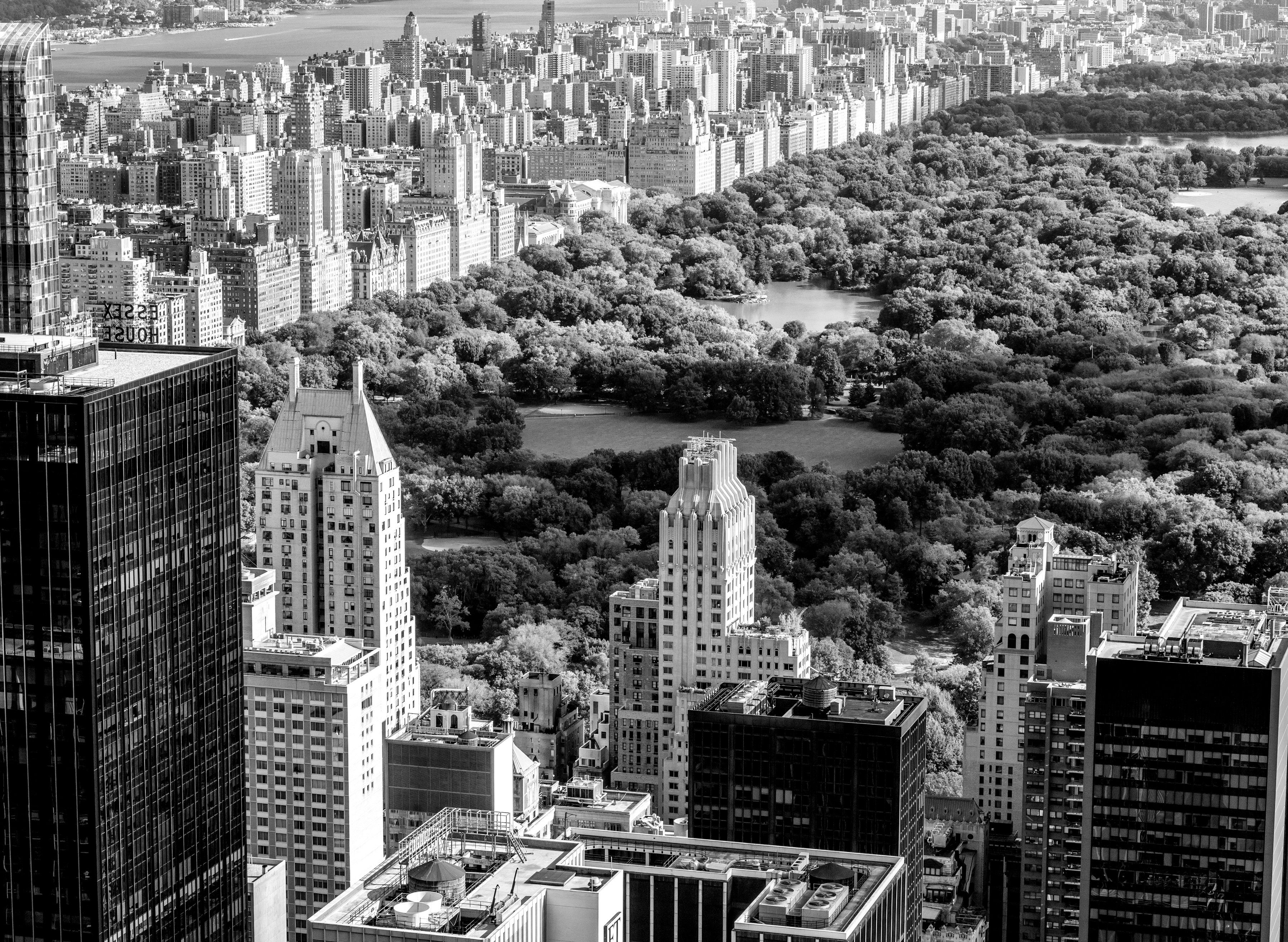 Fototapete New York Schwarz & Weiß