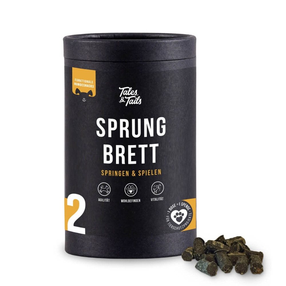 Tales & Tails Sprungbrett - Funktionaler Hundesnack, Leckerli für: Hunde