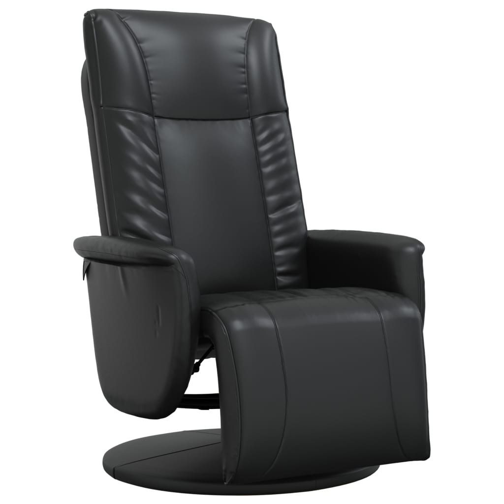 vidaXL Sessel Relaxsessel mit Fußteil Schwarz günstig online kaufen