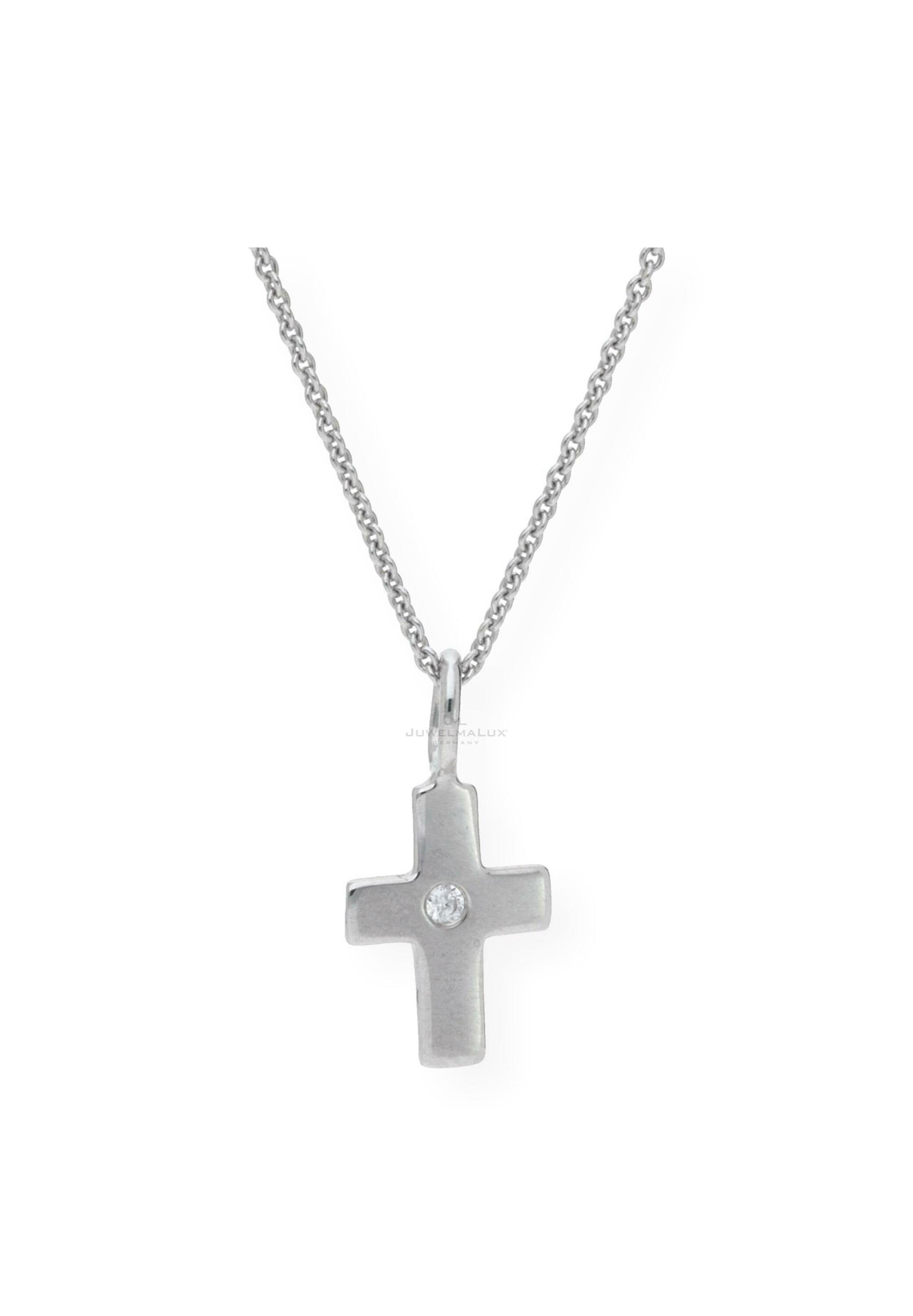 JuwelmaLux Kreuzanhänger Anhänger Kreuz 925er Sterling Silber, ohne Kette, inkl. Schmuckschachtel