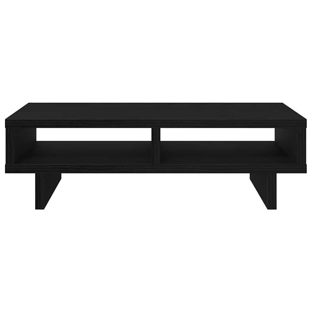 vidaXL Monitorständer Monitorständer Schwarz Eichen-Optik 50x27x15 cm Holzwerkstoff – Bild 5 von 5