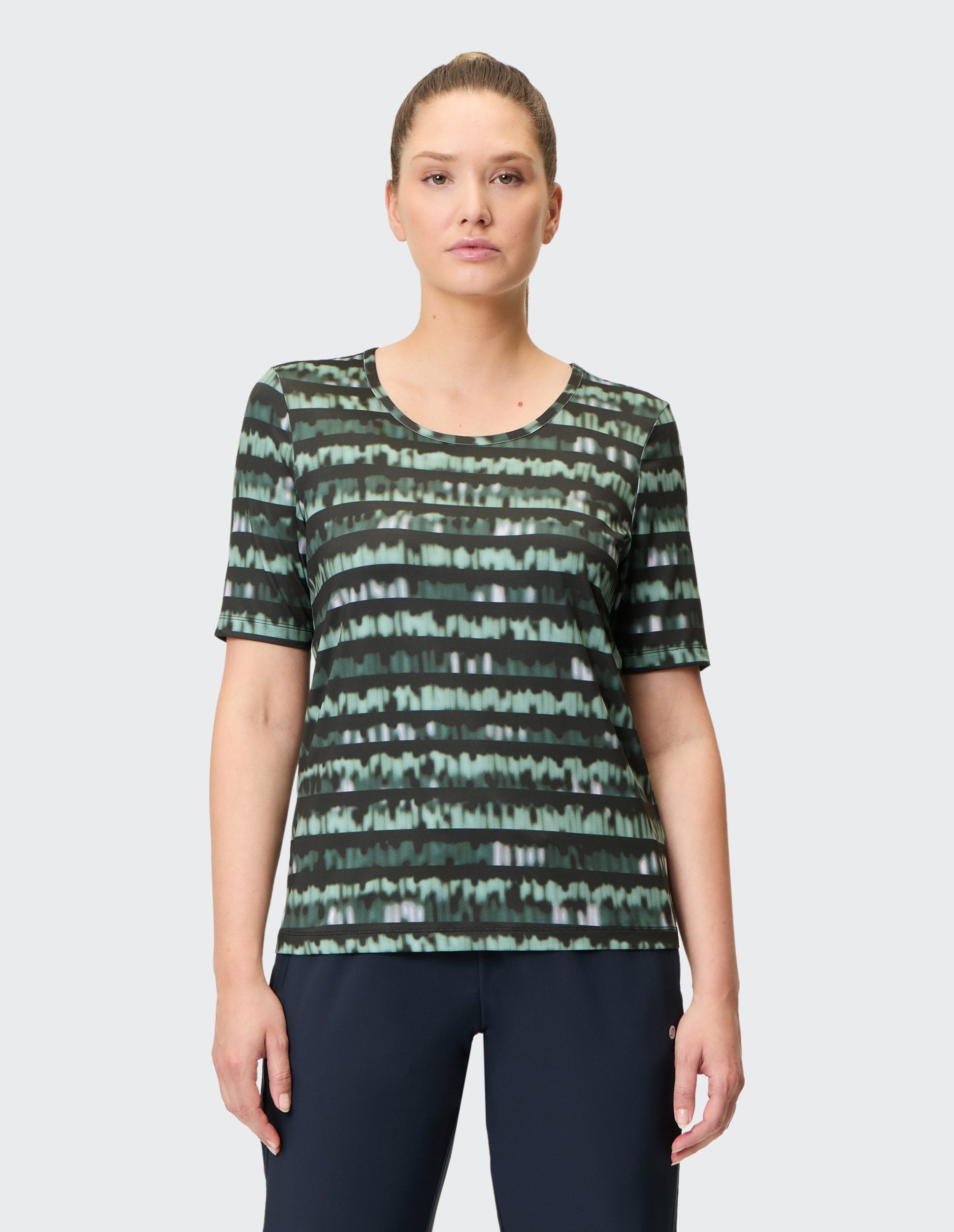 Joy Funktionsshirt MAGDA T-Shirt grape leaf print