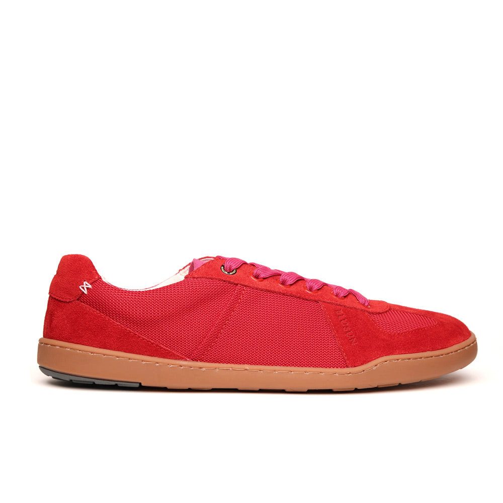 BLUSUN BLSN-204W red Barfußschuh (1 Paar, flexible Barfußsohle) Leder & Textil
