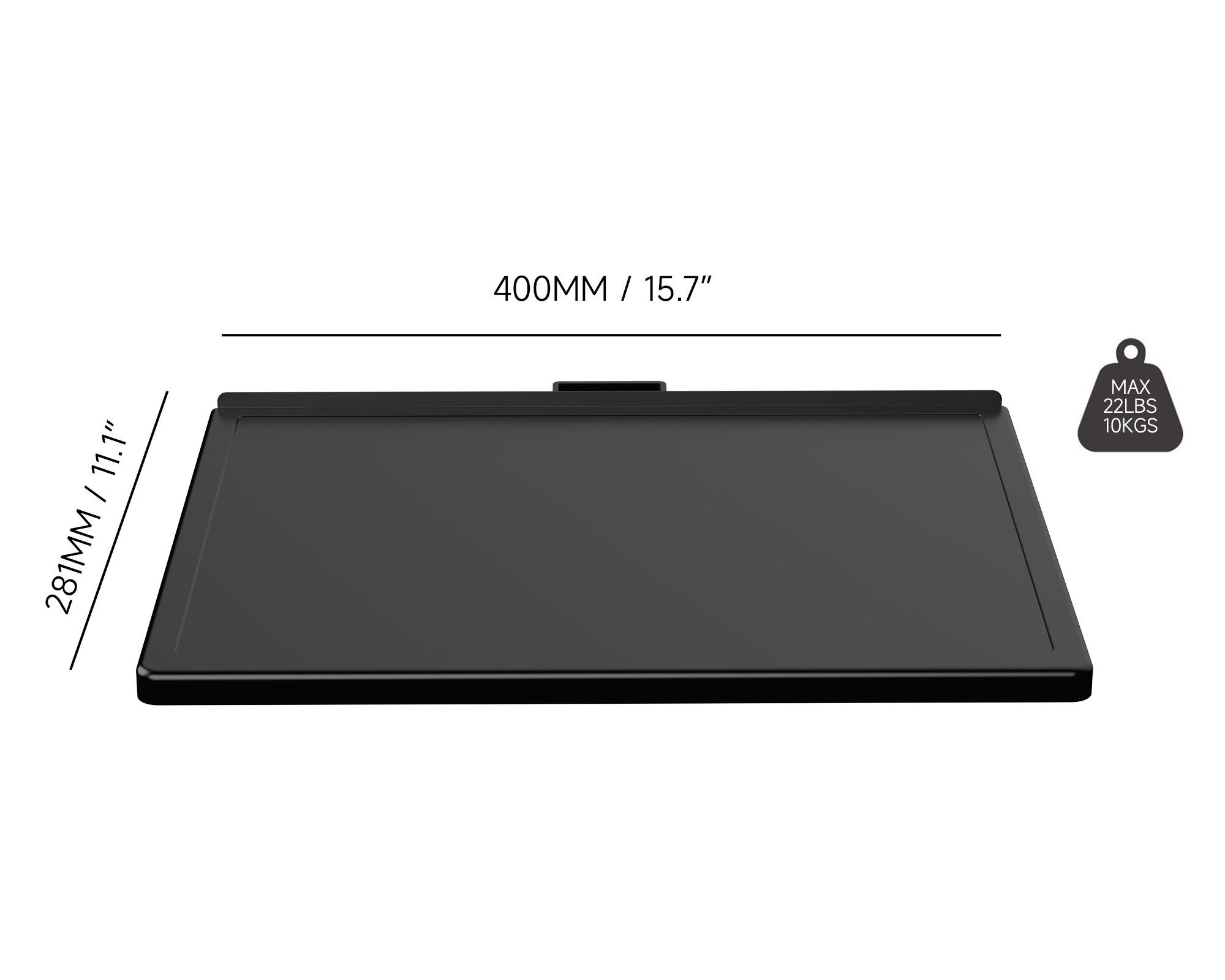 FITUEYES TV-Ständer aus Holz, mit höhenverstellbarer Ablage, ±15° schwenkbar, 32-65 Zoll, (bis 65,00 Zoll, höhenverstellbar, mit Kabelmanagement) – Bild 5 von 5