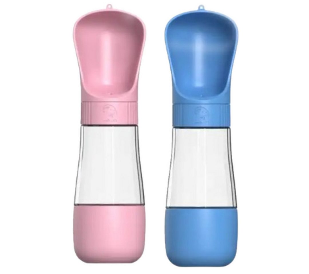 Thumbnail - BestGoods Hunde-Futterautomat Hundetrinkflasche 500ML, Futterbox und Wasserflasche für Unterwegs, Inklusive Trageschlauf...