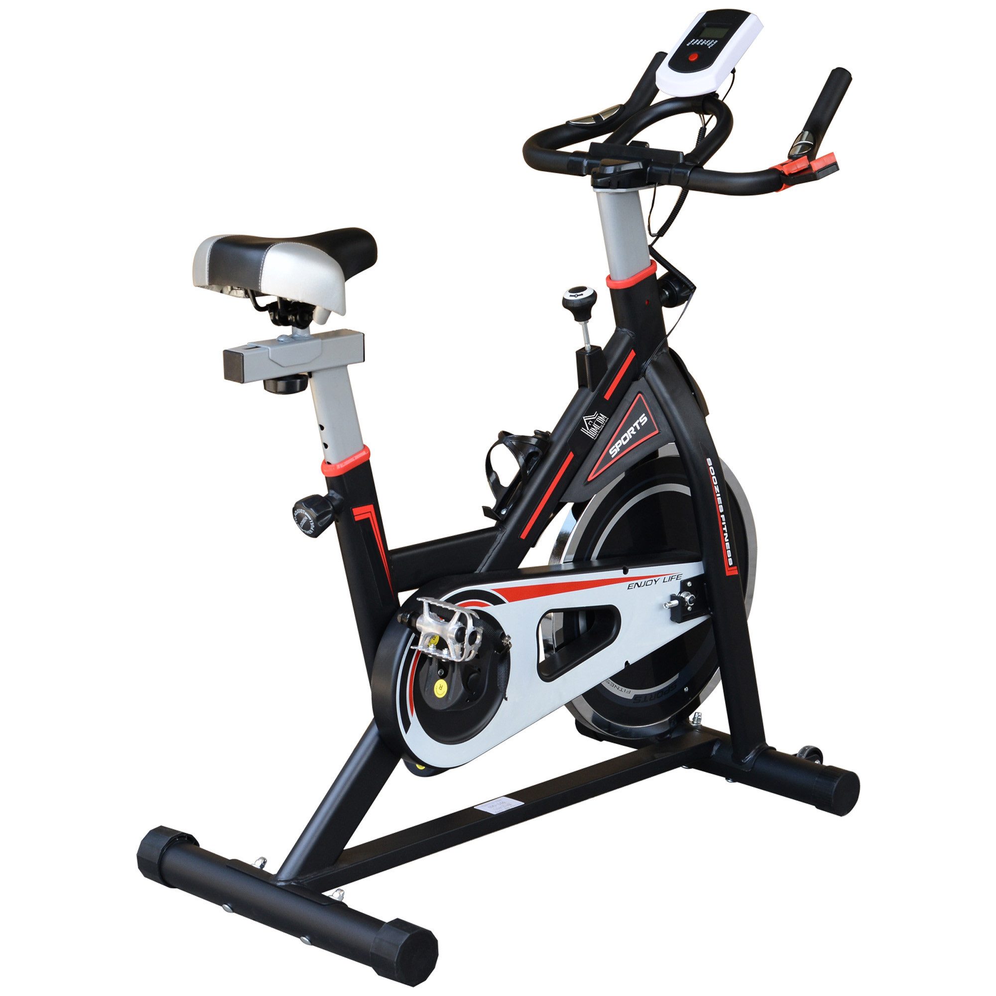 Heimtrainer Heimtrainer mit 8 kg Schwungrad, LCD-Display, Sillin-Pulsometer