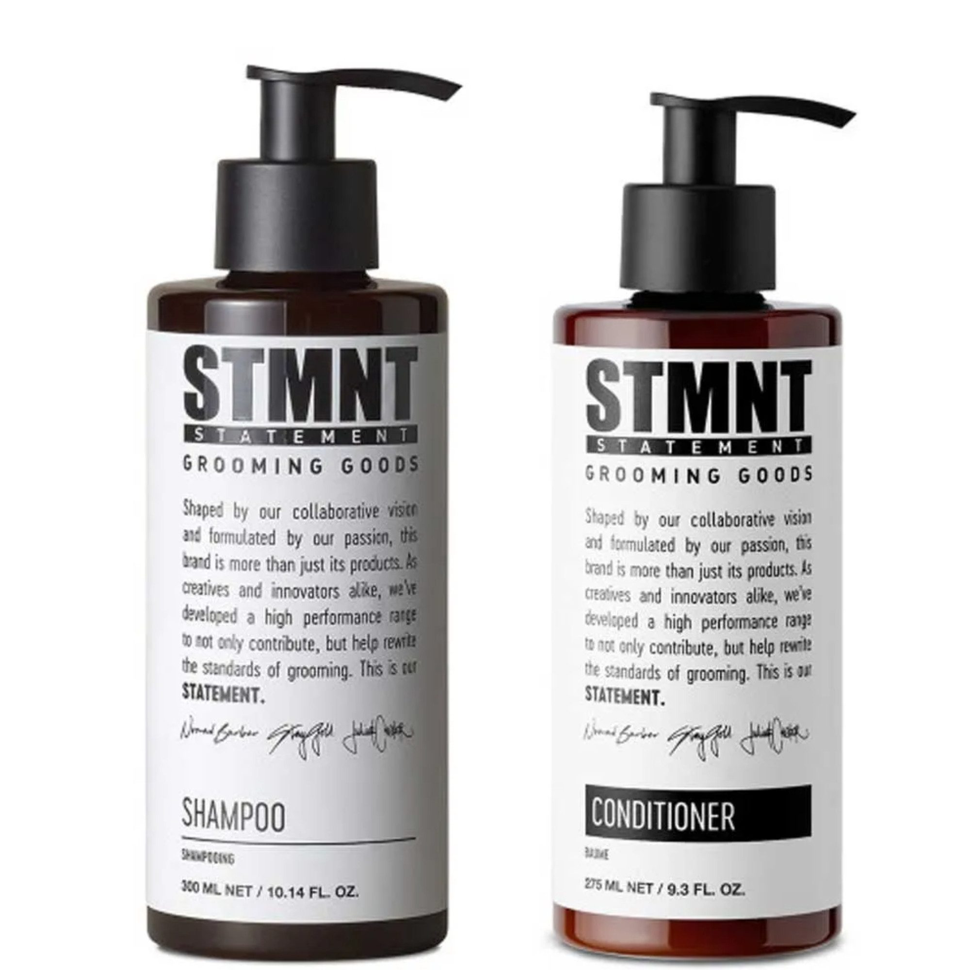 Schwarzkopf Professional Haarpflege-Set STMNT Grooming Set Shampoo 300 ml + Conditioner 275 ml, 2-tlg., reichhaltig