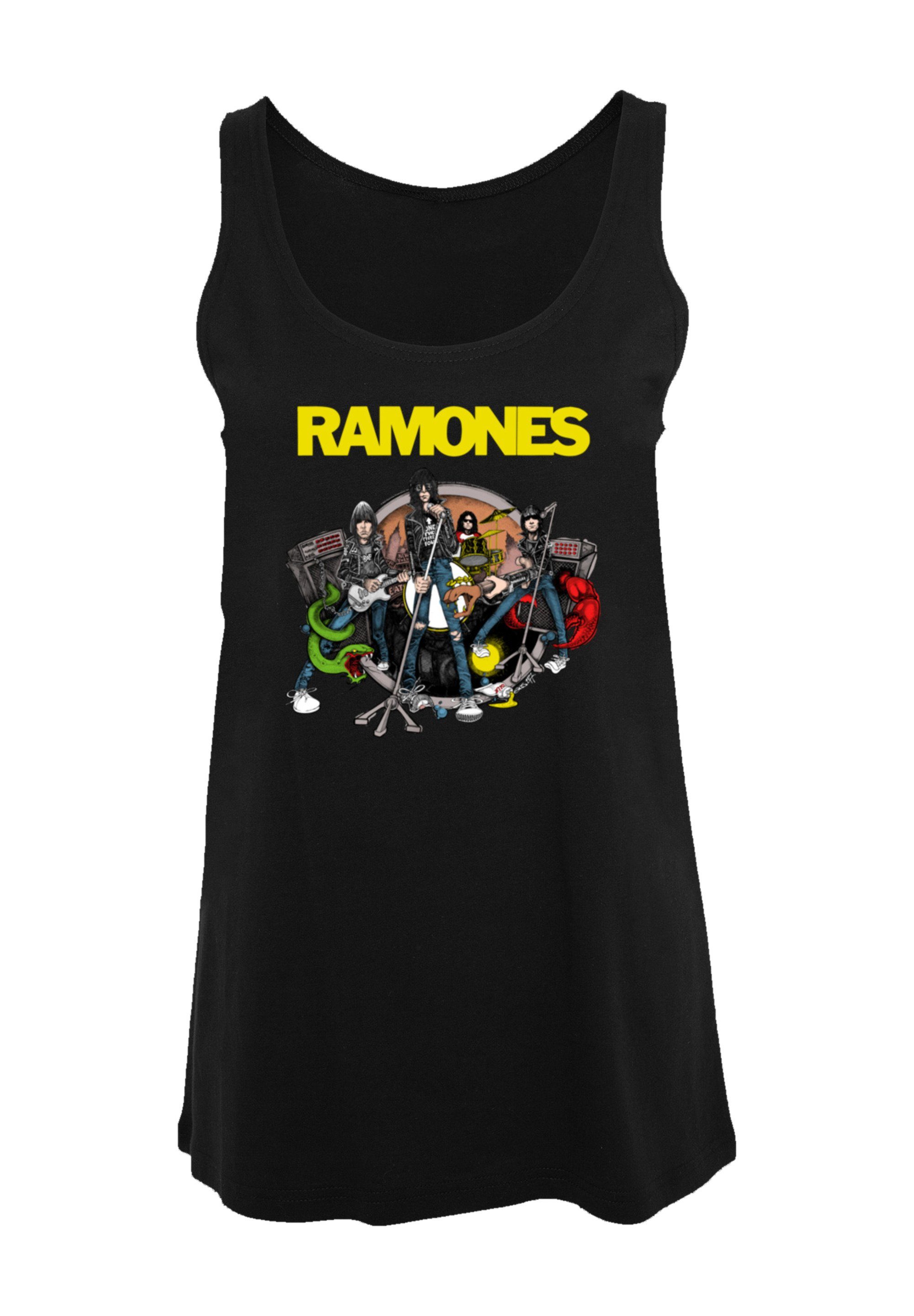 F4NT4STIC T-Shirt Ramones Rock Premium Ruin Road Band To Band, Rock-Musik Qualität, Musik