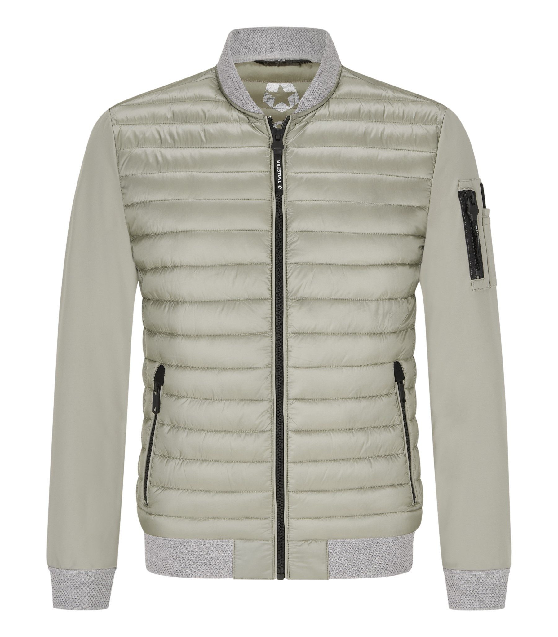 Milestone Hybridjacke MSEnergy Stepp-Bomber mit leicht tailliertem Schnitt günstig online kaufen