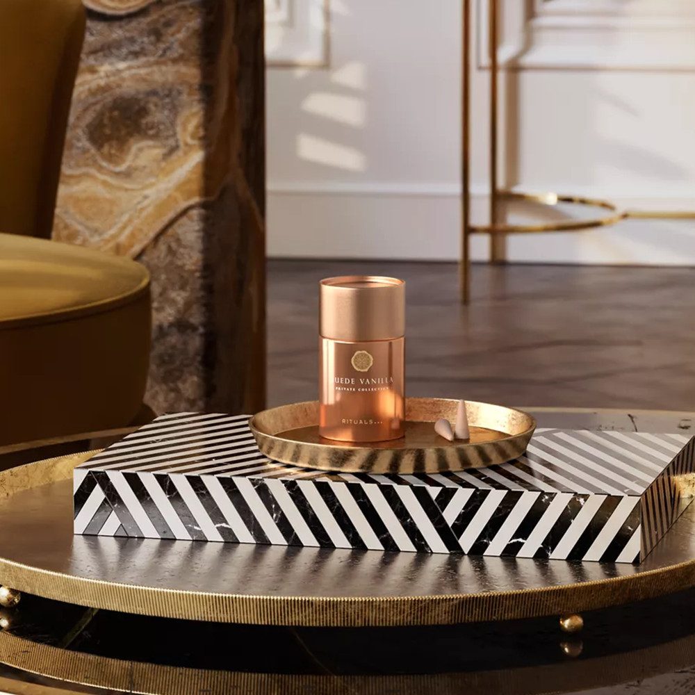 Rituals Räucherkegel Rituals Private Collection Suede Vanilla Incense Cones (Sinnlicher Duft mit Vanille und Sandelholz, 1-St)