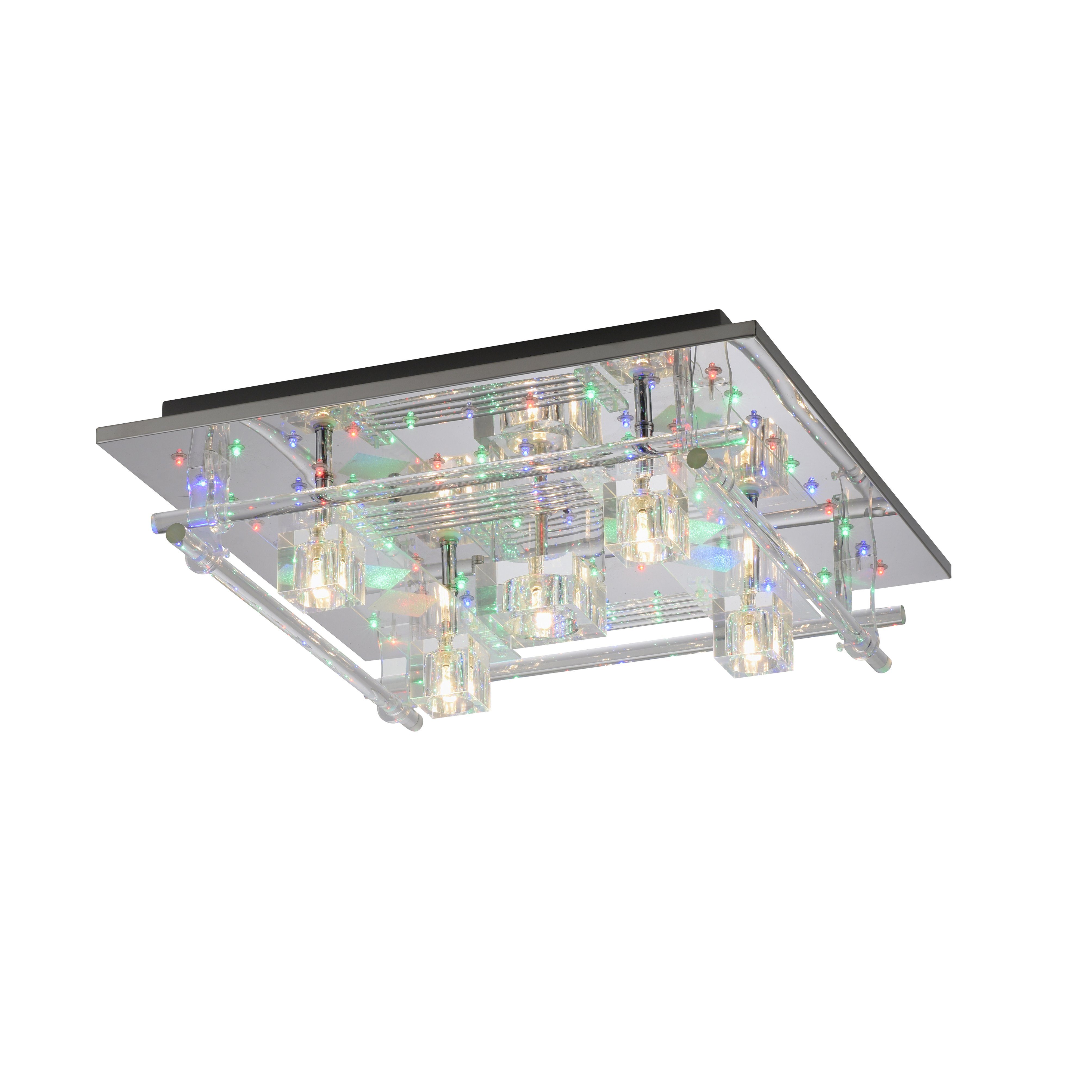 JUST LIGHT Deckenleuchte KEMAL2.0, LED wechselbar, Warmweiß, LED, RGB, Fern günstig online kaufen