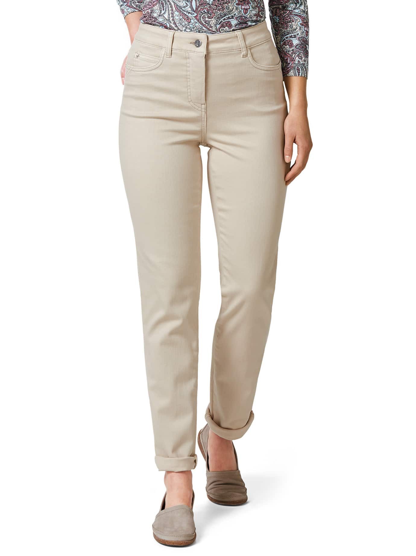 Walbusch Regular-fit-Jeans Damen Stretch-Jeans High Waist Five-Pocket Regular Fit Kaschierender Einsatz, softer Baumwollmix, Flex-Bund, formstabil – Bild 5 von 5