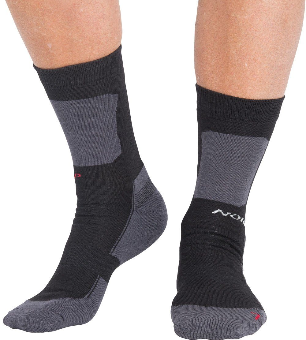 Nordcap Sportsocken (Set, 6-Paar) mit zahlreichen funktionellen Zonen