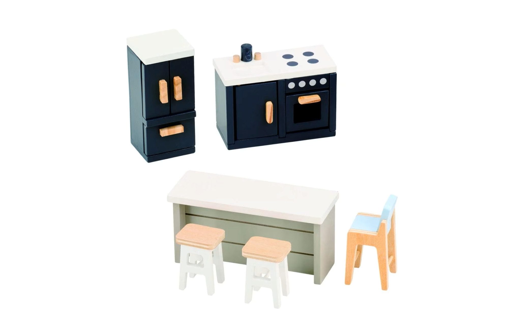 Lelin Puppenhausmöbel 50125/50266 Holz - Puppenmöbel / Puppenhausmöbel Küch günstig online kaufen