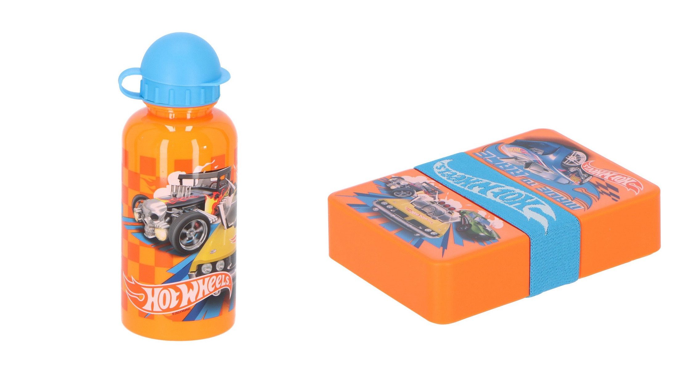 Hot Wheels Lunchbox Lunchbox-Set mit einer passender Trinkflasche für unterwegs