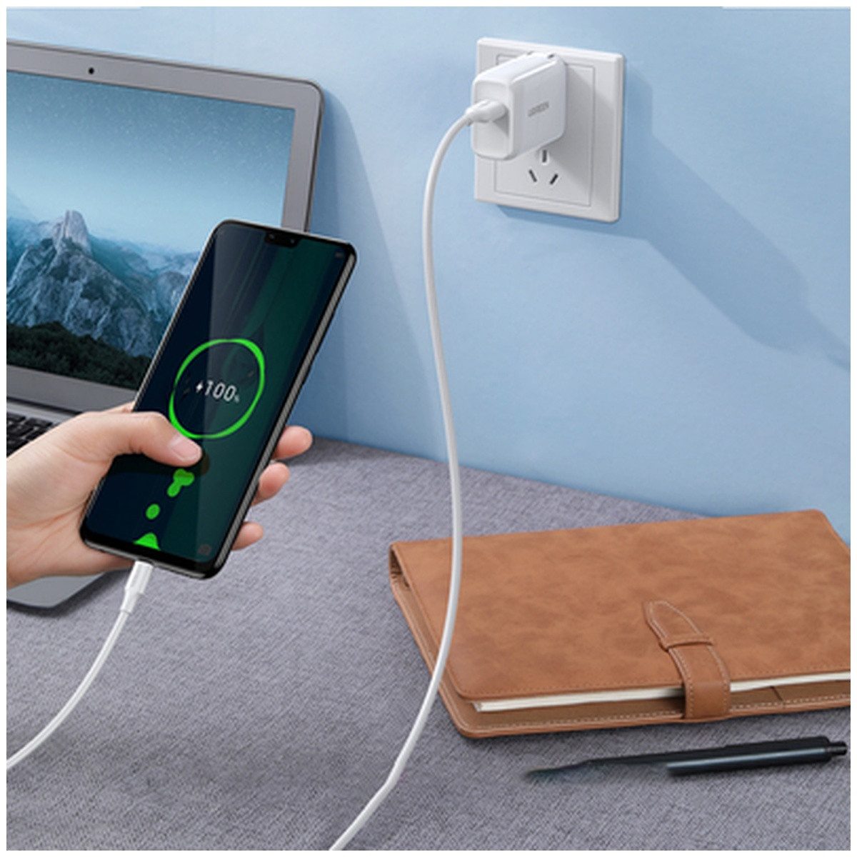 UGREEN Ugreen US289 60142 Micro USB USB-A Kabel 1.5m Smartphone-Ladegerät