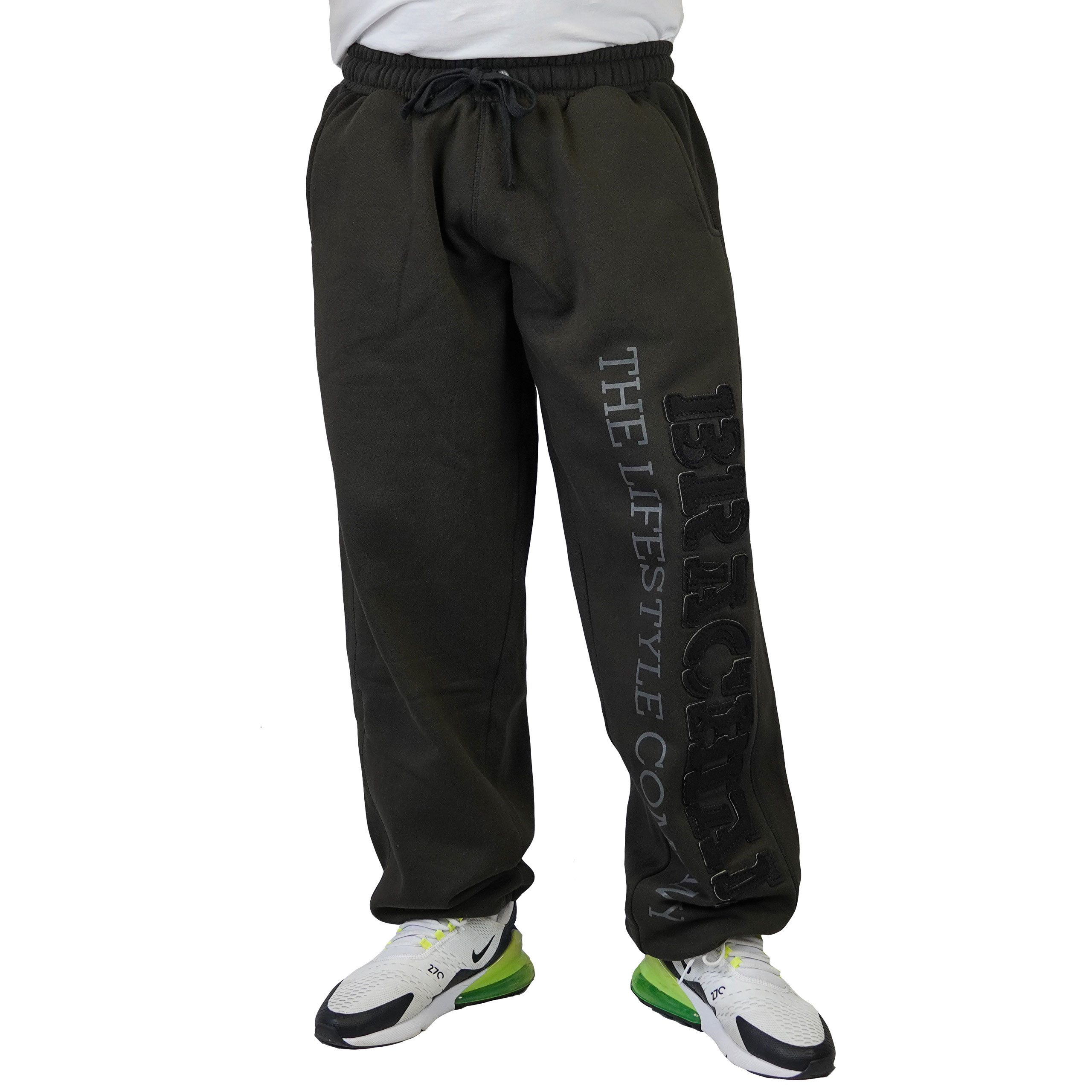BRACHIAL THE LIFESTYLE COMPANY Sporthose Brachial Sporthose "Gym" dark mocca/schwarz