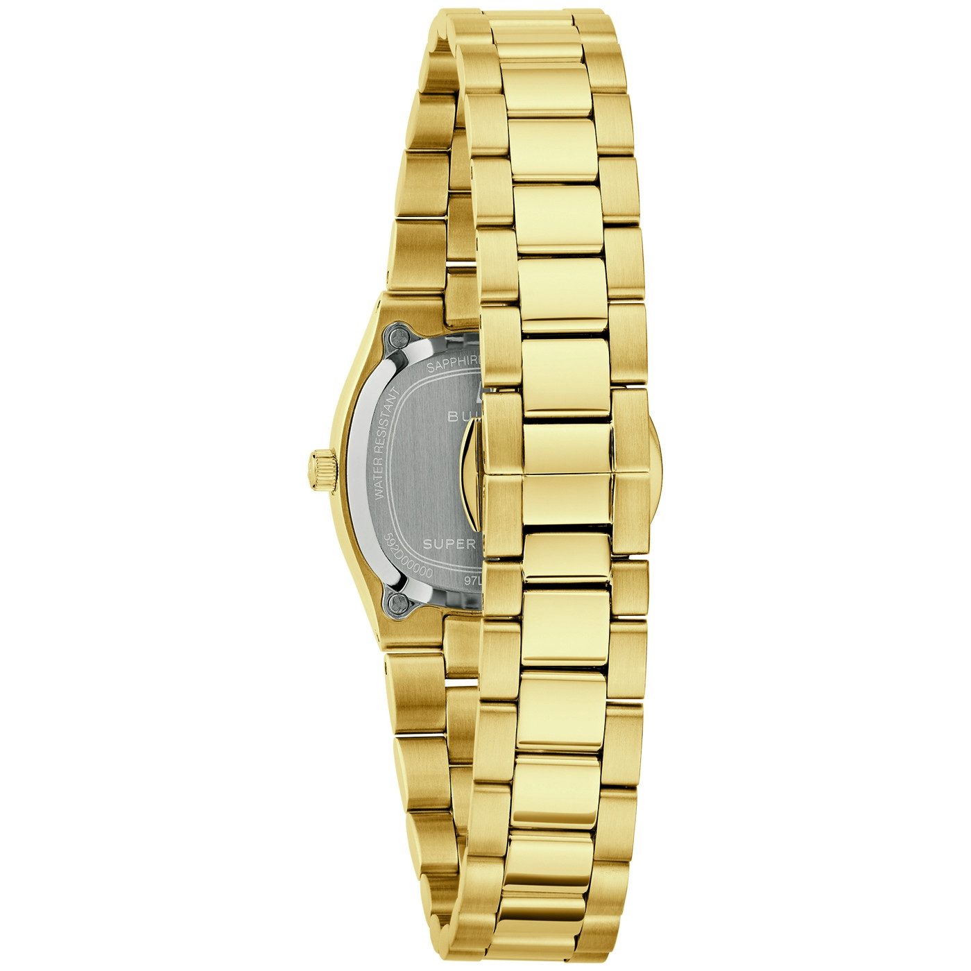 Bulova Quarzuhr Super Seville 97L189, Armbanduhr, Damenuhr, Edelstahlarmband, analog