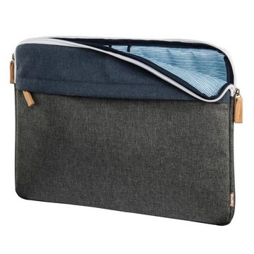 Hama Laptoptasche Laptop-Sleeve Florenz bis 34 cm 13,3" Marineblau/Dunkelgrau Tasche