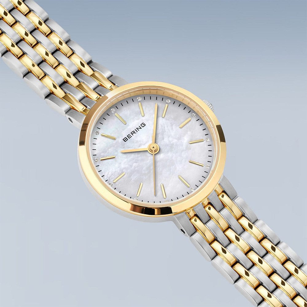 Bering Quarzuhr Bering Classic gold glänzend 19126-710 19126-710, Bering Cl günstig online kaufen