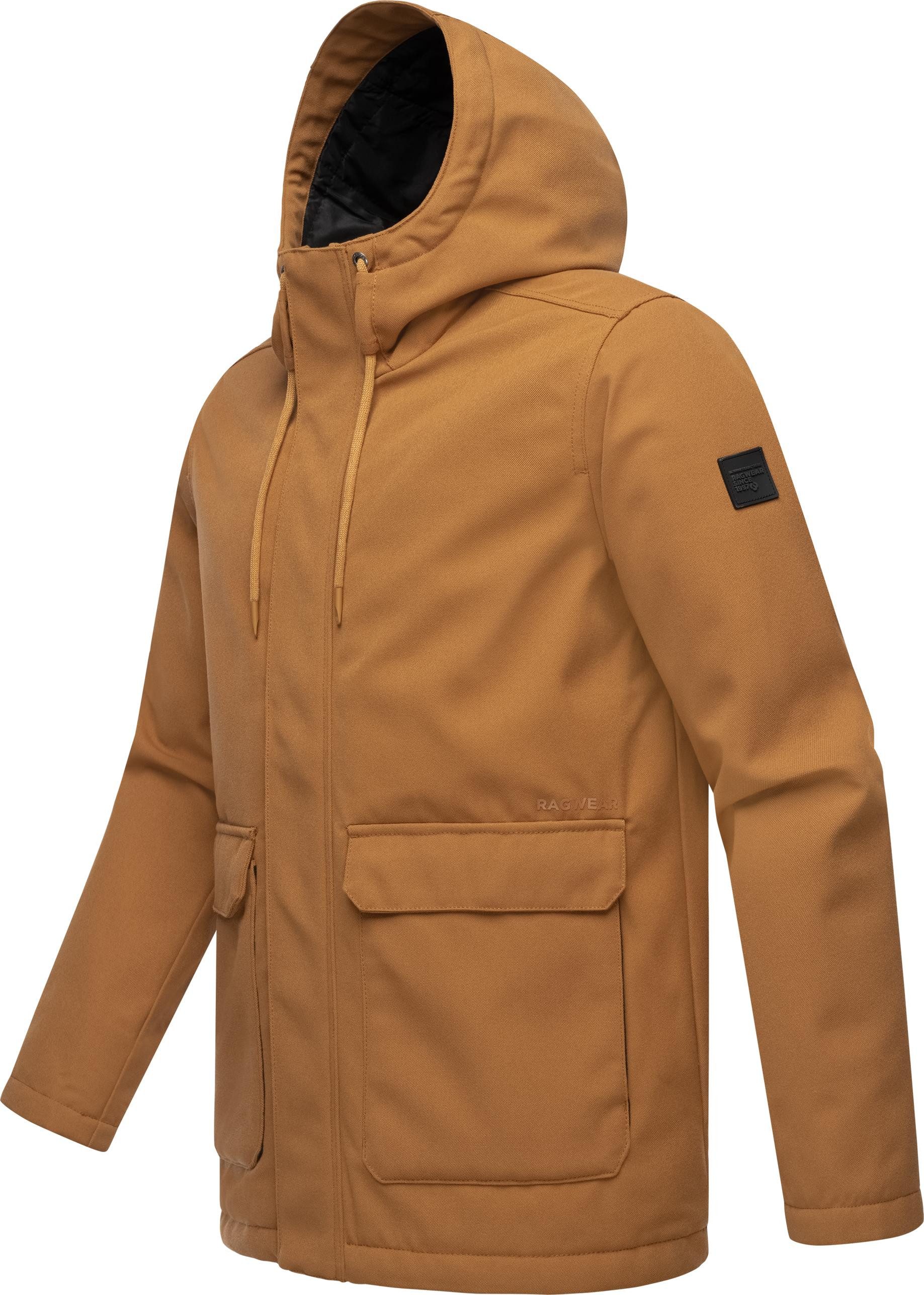Ragwear Winterjacke Mr Them stylische Herren Outdoorjacke mit großer Kapuze