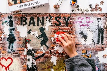 AvantgART Puzzle Banksy Puzzle, Banksy Kunstdruck, 1000 Teile Puzzle, 1000 Puzzleteile, 1000 Puzzleteile