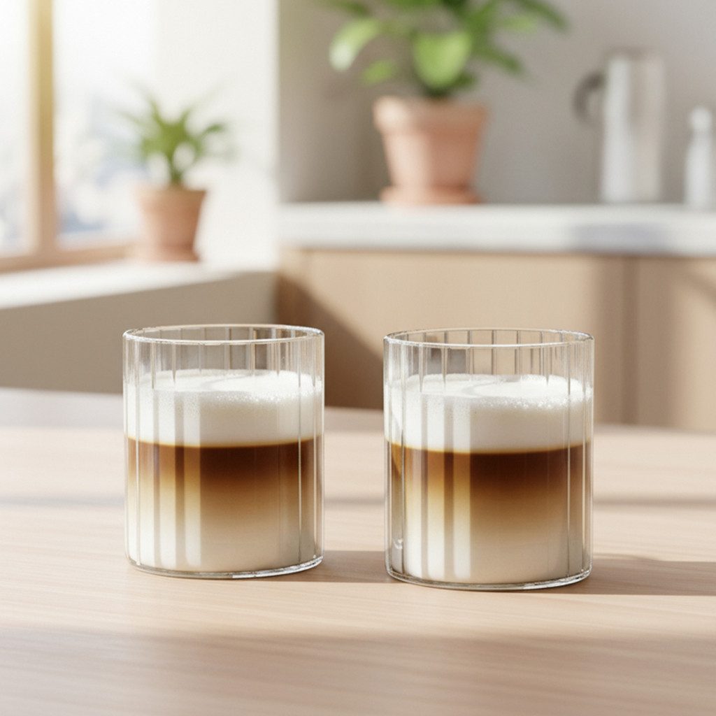 EKA Gläser-Set Stripe Short Glas, 2-tlg., Glas