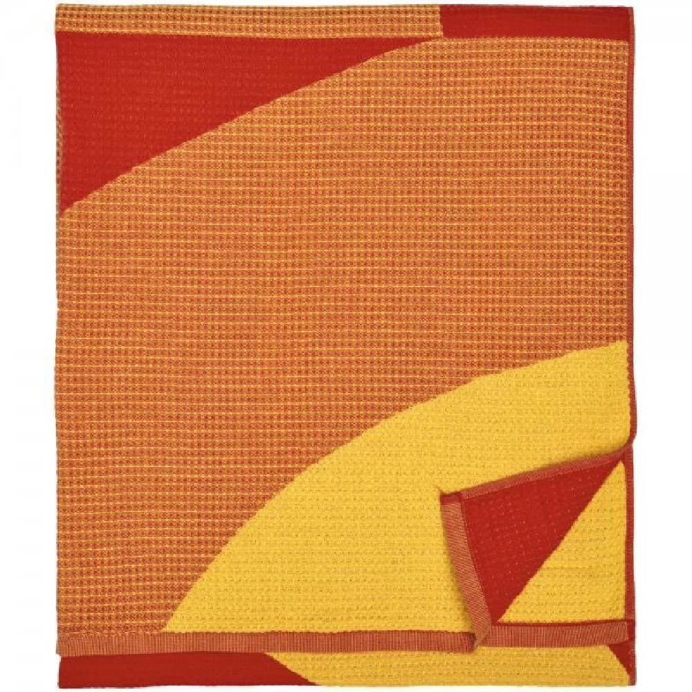 Marimekko Badetücher Strandtuch Savanni Yellow-Red-Light Yellow (100x180cm)