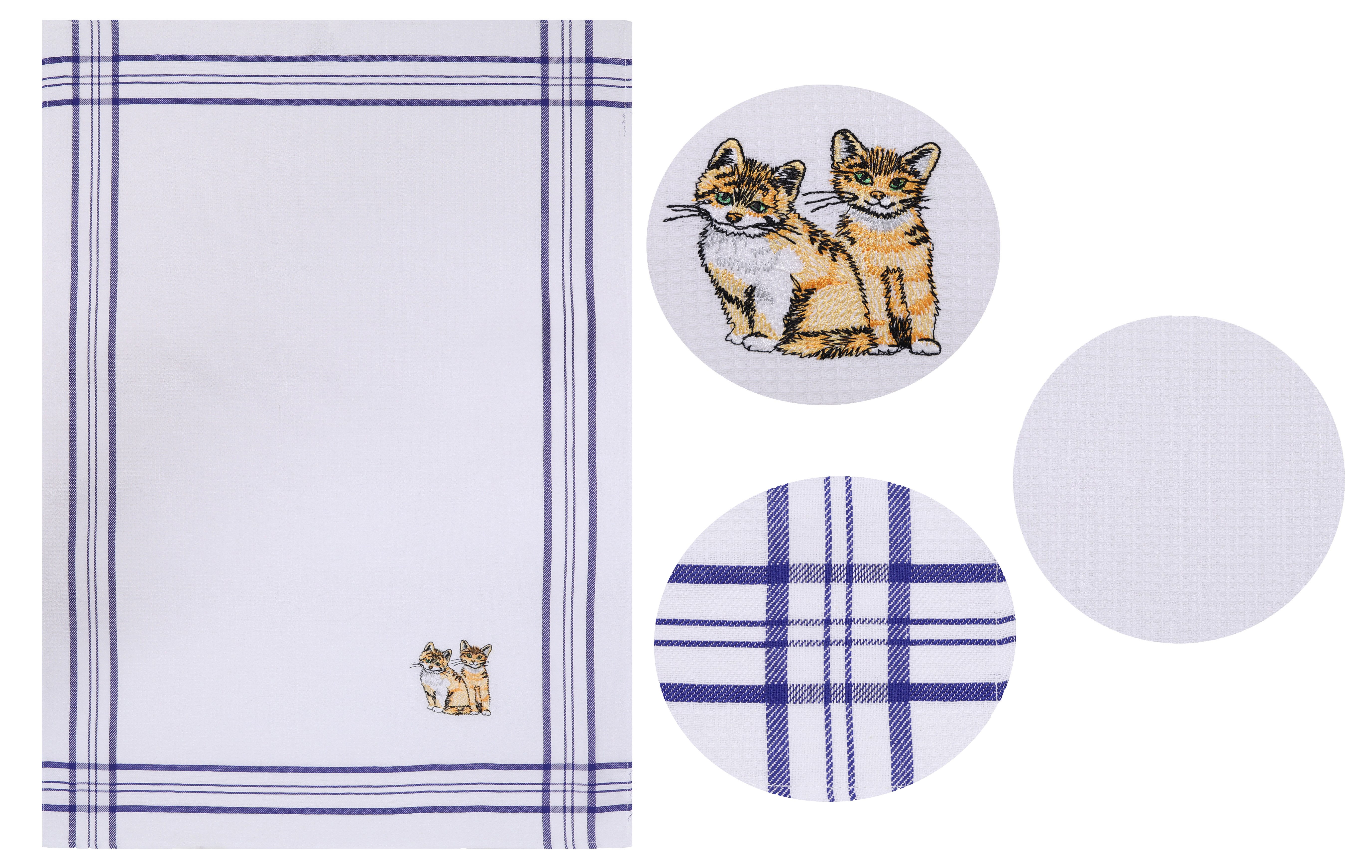 Betz Geschirrtuch 2 Stück Geschirrtücher Küchenhandtuch Motiv Kätzchen Größ günstig online kaufen