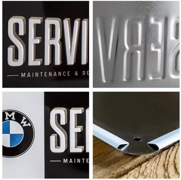 Nostalgic-Art Metallschild Hängeschild - BMW - BMW-Service