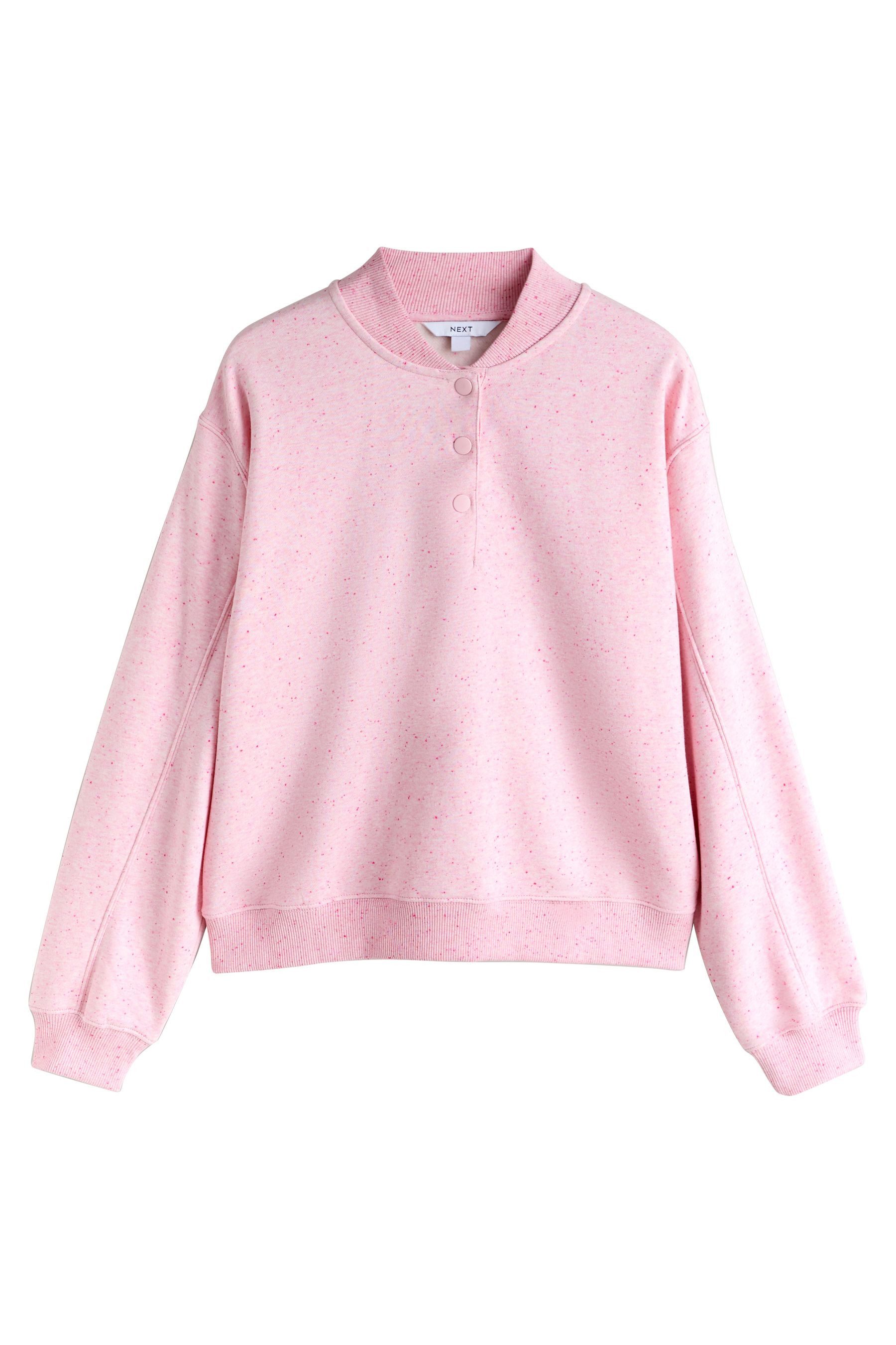 Next Sweater Genopptes Sweatshirt mit Druckknopfverschluss (1-tlg) günstig online kaufen