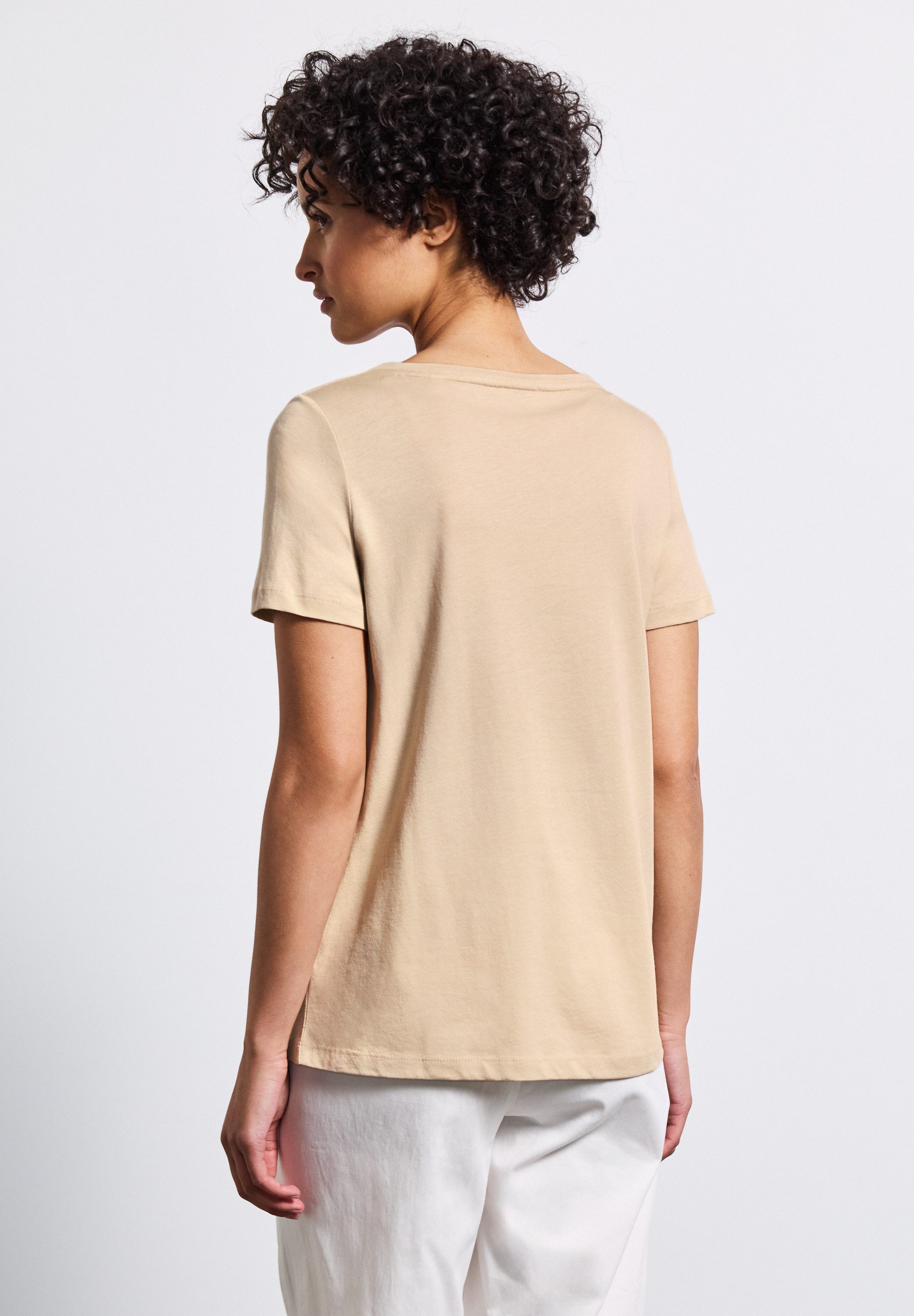 STREET ONE T-Shirt mit Wording Artwork günstig online kaufen