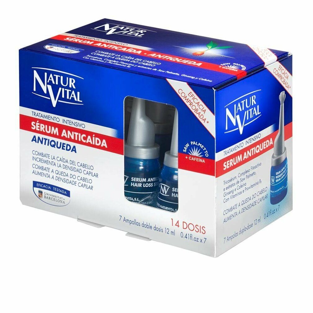 Natur Vital Haarserum Naturvital Anti-Haarausfall Serum Intensive Behandlung Ampullen 7x12ml