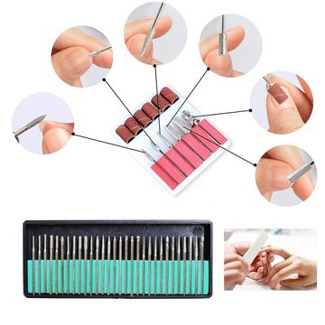 Randaco Maniküre-Pediküre-Set Nagelfräser Elektrisch Profi Fräser Maniküre Nagel Design Nagelstudio