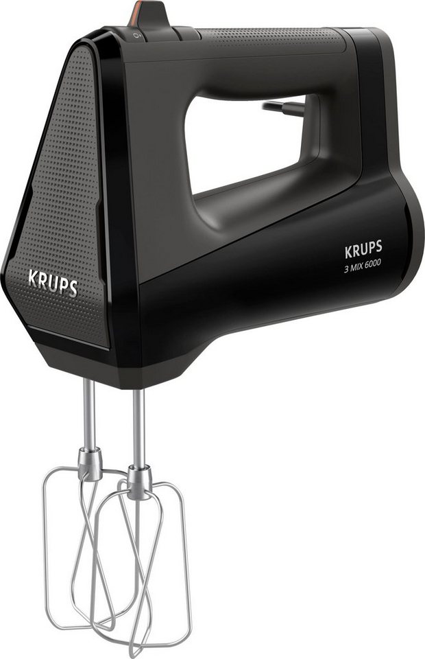 Krups Handmixer GN6028 3MIX 6000, Soft-Touch-Griff, langes Kabel, 600 W