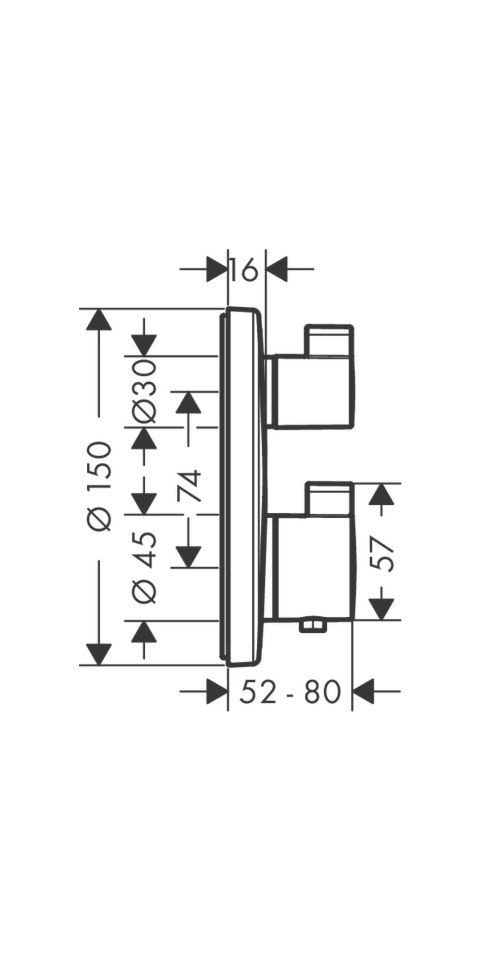 Thumbnail - hansgrohe Wannenarmatur