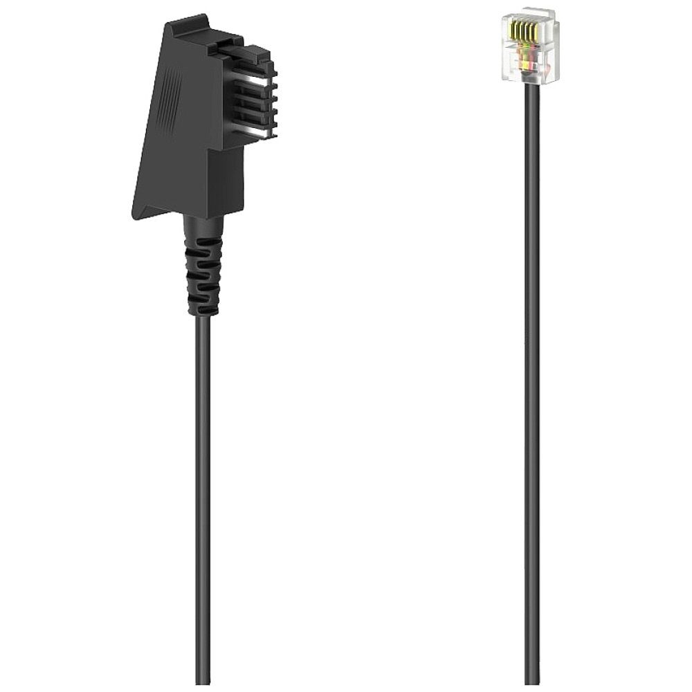 Hama Telefon (analog) Anschlusskabel [1x TST-Stecker - 1x RJ12-Stecker Telefonkabel