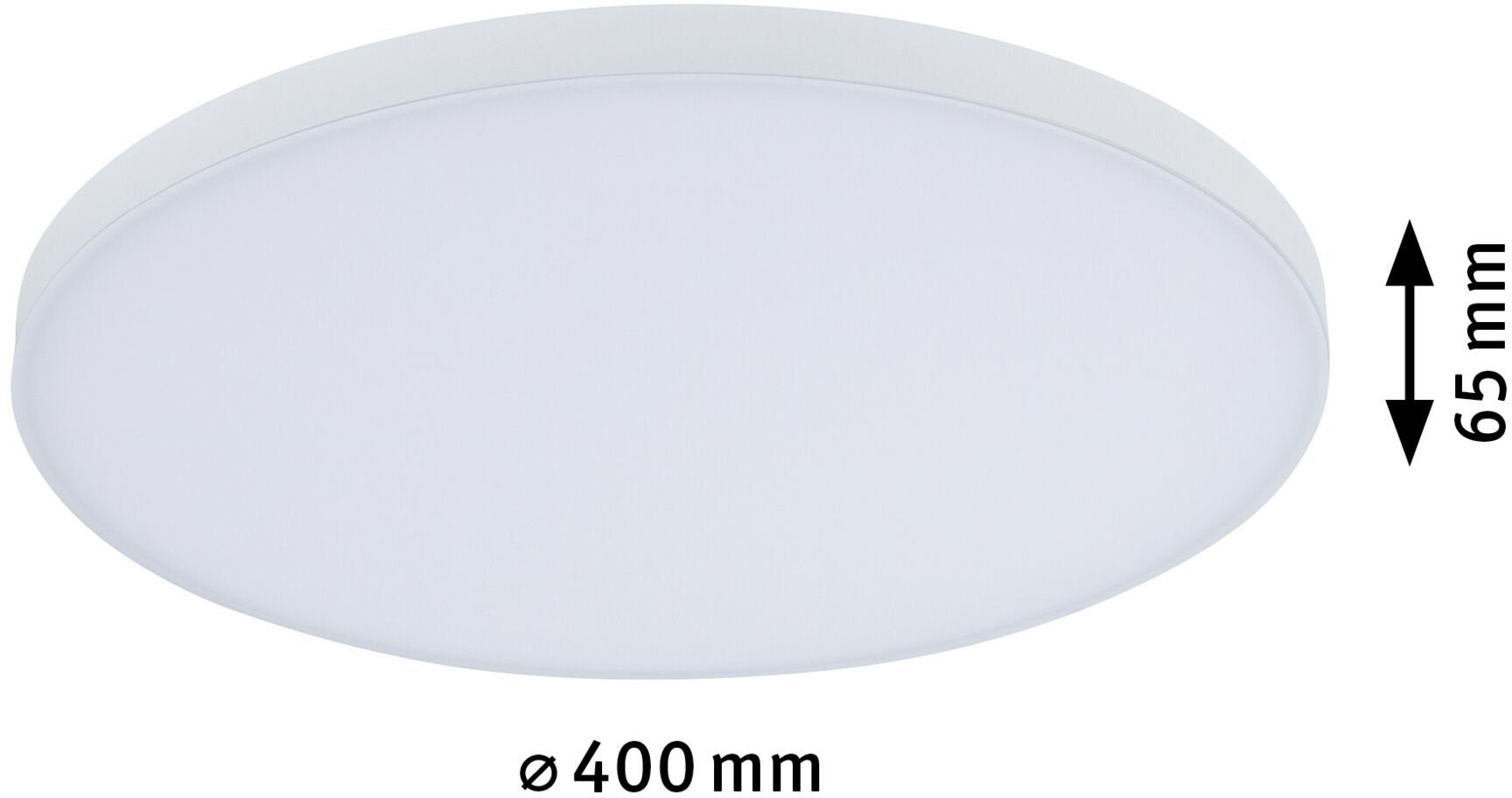 Tageslichtweiß fest LED LED Panel Velora, Paulmann integriert,