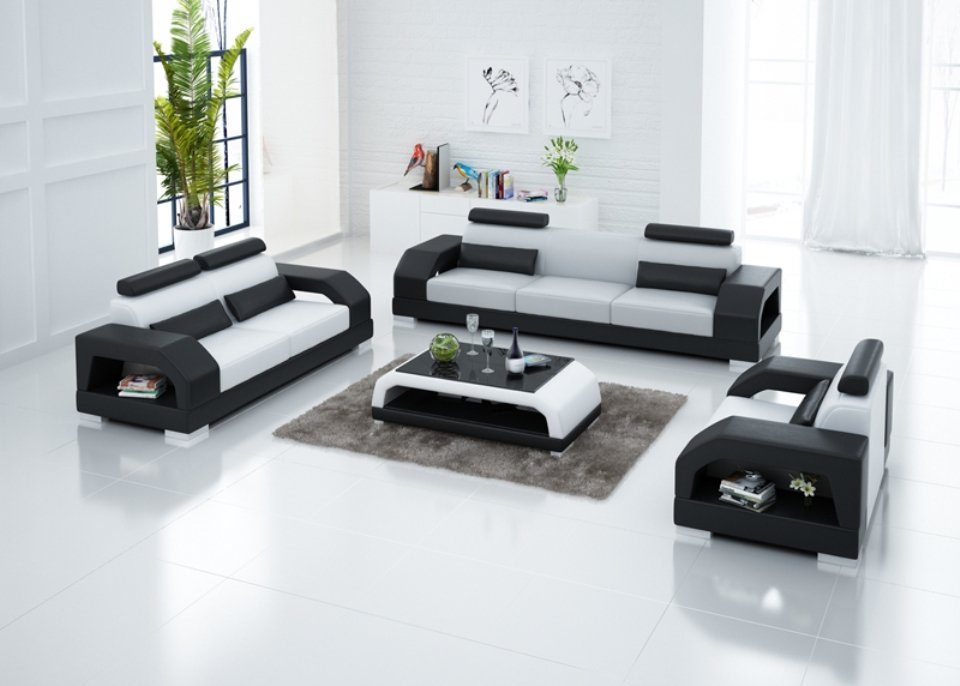 Design Sofa, 3+2+1 Moderne Garnitur Europe Modern Wohnlandschaft Sitzer in JVmoebel Sofa Made