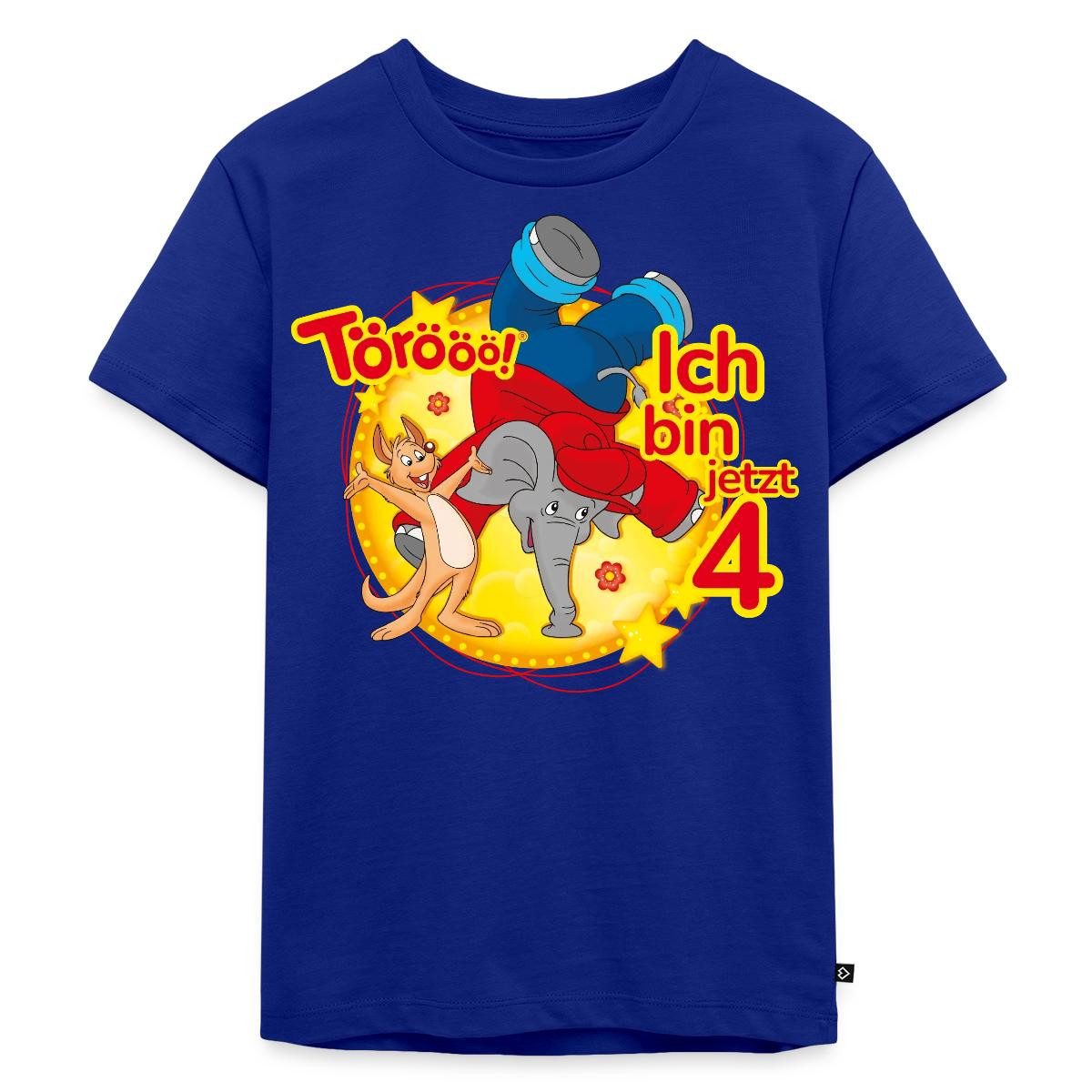 T-Shirt Benjamin Blümchen Ich Bin Jetzt 4 Kinder Premium T-Shirt