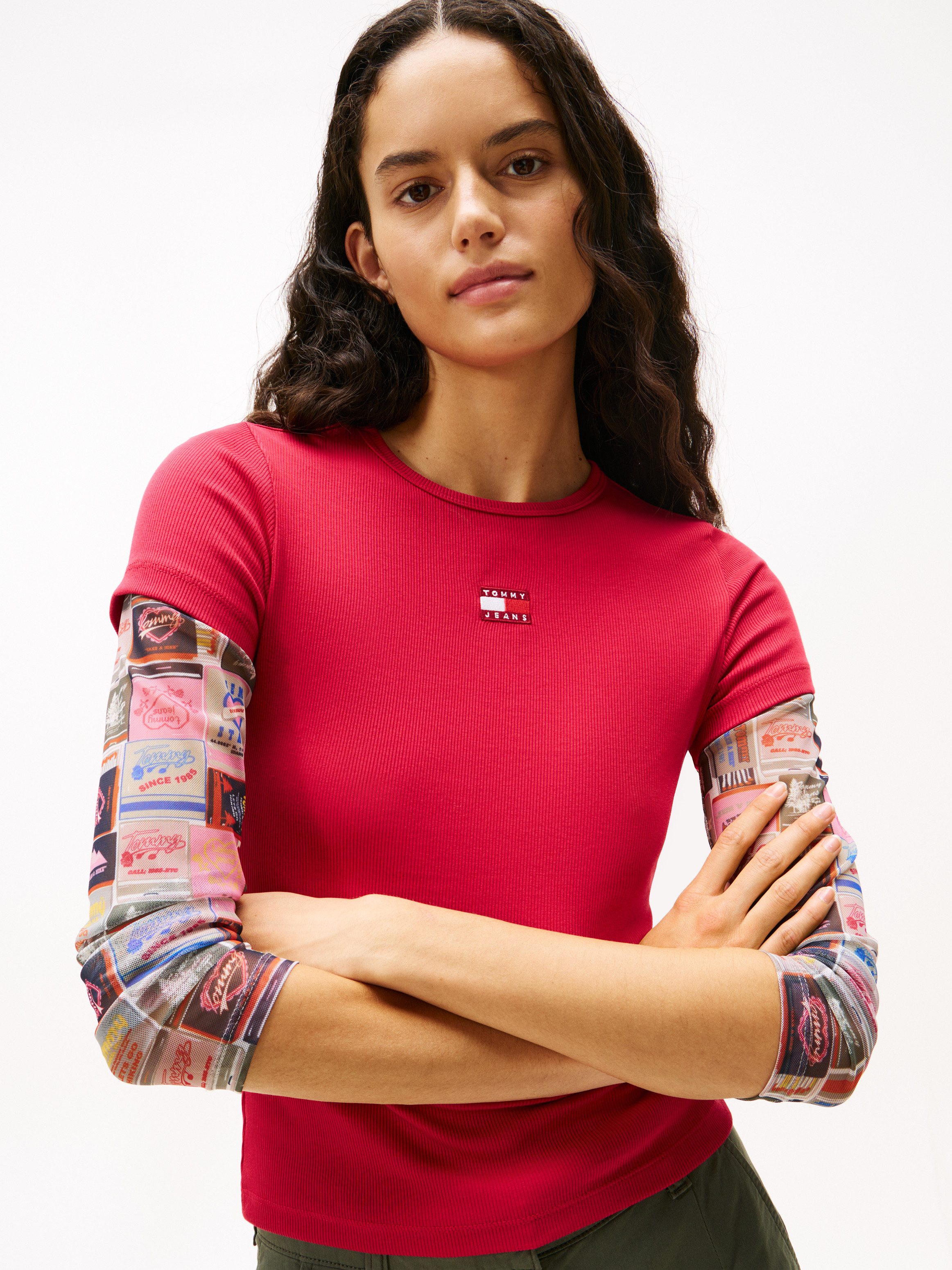 Tommy Jeans T-Shirt TJW SLIM BADGE günstig online kaufen