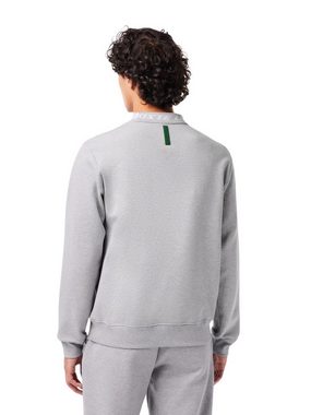 Lacoste Sweatshirt Pullover Sweatshirt mit Logo-Kragen (1-tlg)